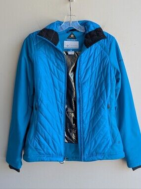 Columbia Thermal Blue Omni Shield Quilted Outdoor Jacket
